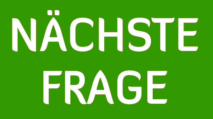 Nächste Frage